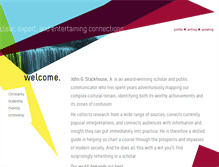 Tablet Screenshot of johnstackhouse.com